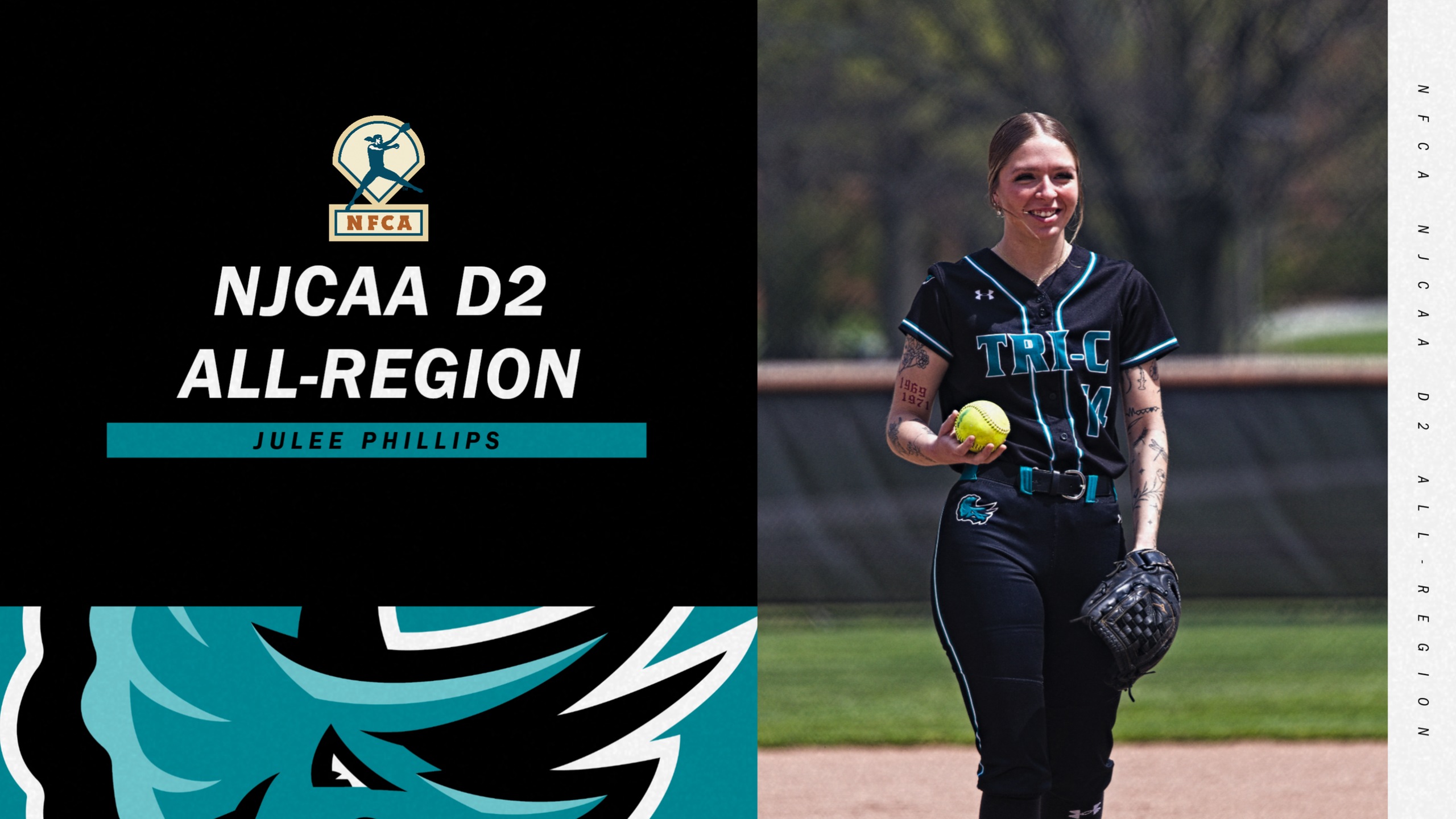 Phillips earns NFCA NJCAA Division II First-Team All-Region honors