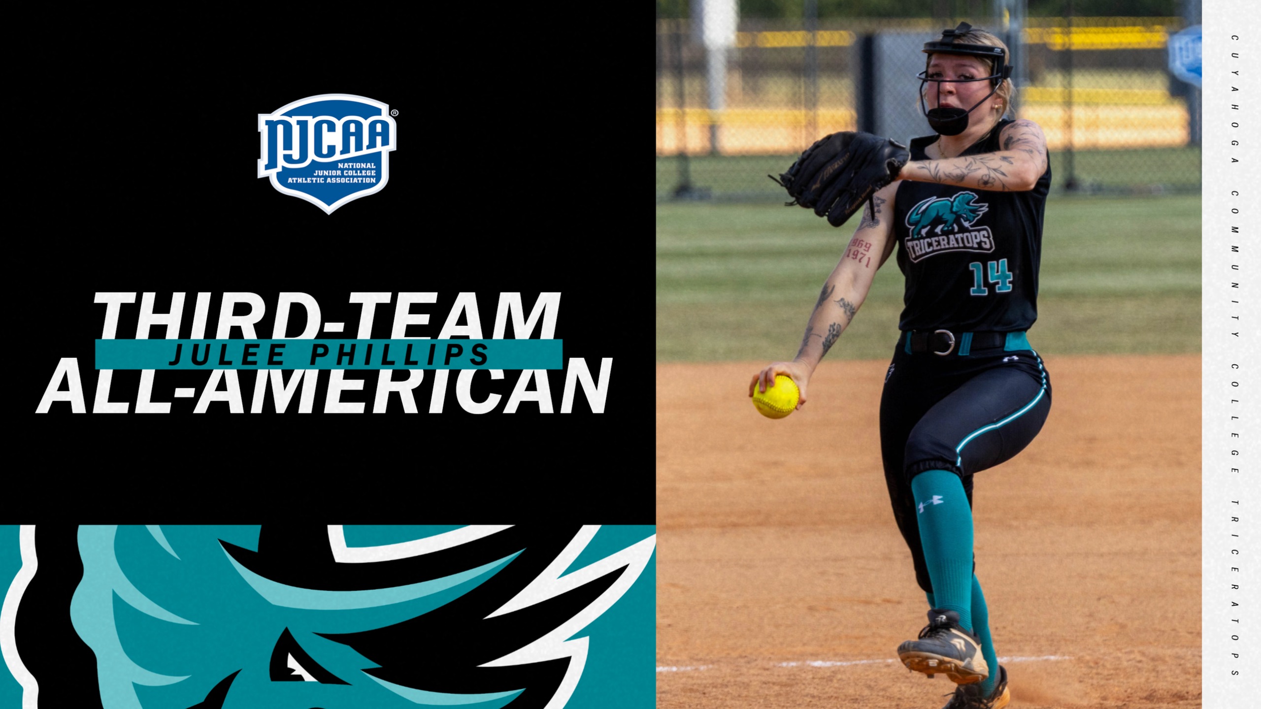 Julee Phillips brings home NJCAA Third-Team All-American honors